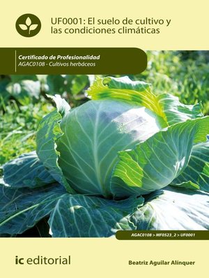 cover image of El suelo de cultivo y las condiciones climáticas. AGAC0108